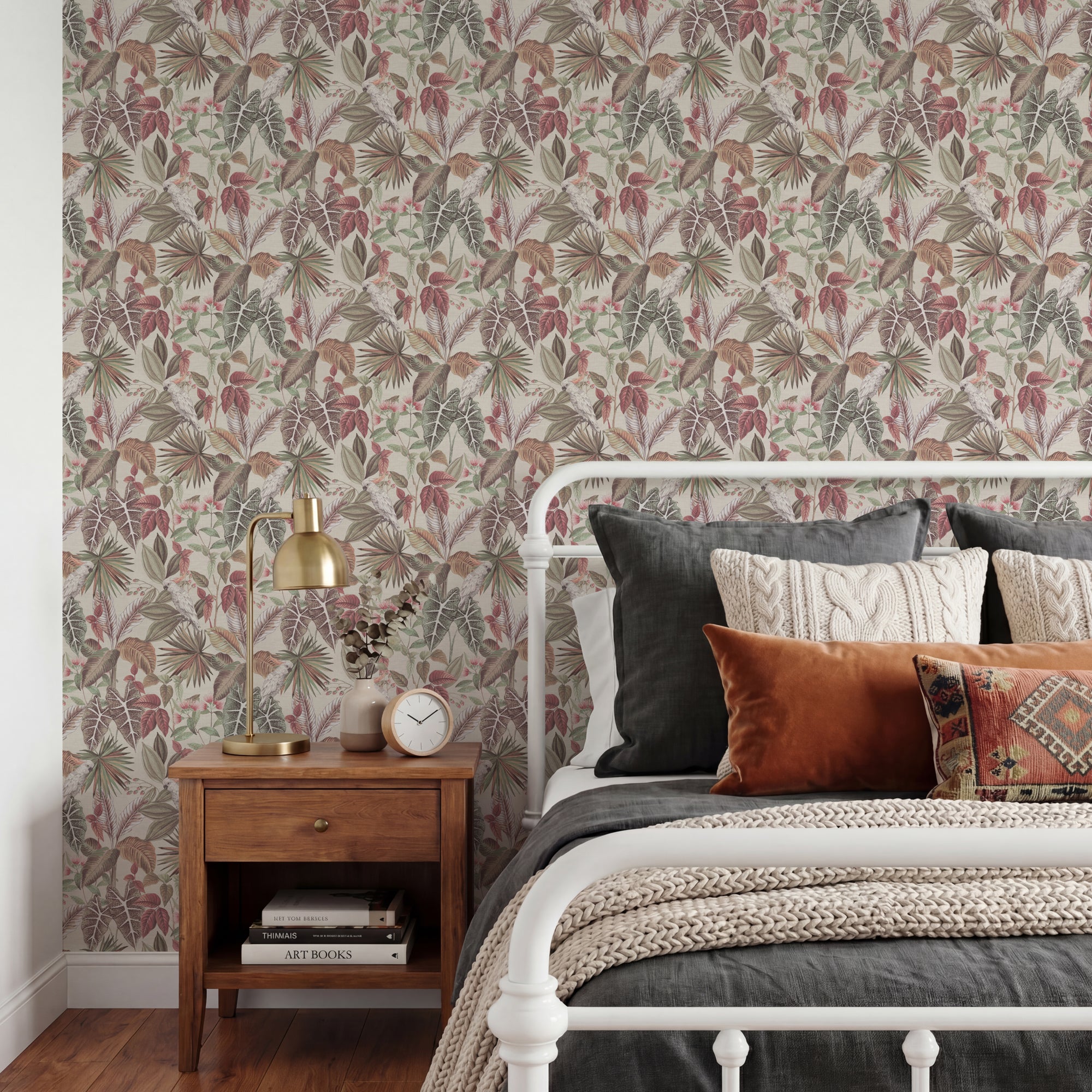 Vintage Parrot Multi Wallpaper