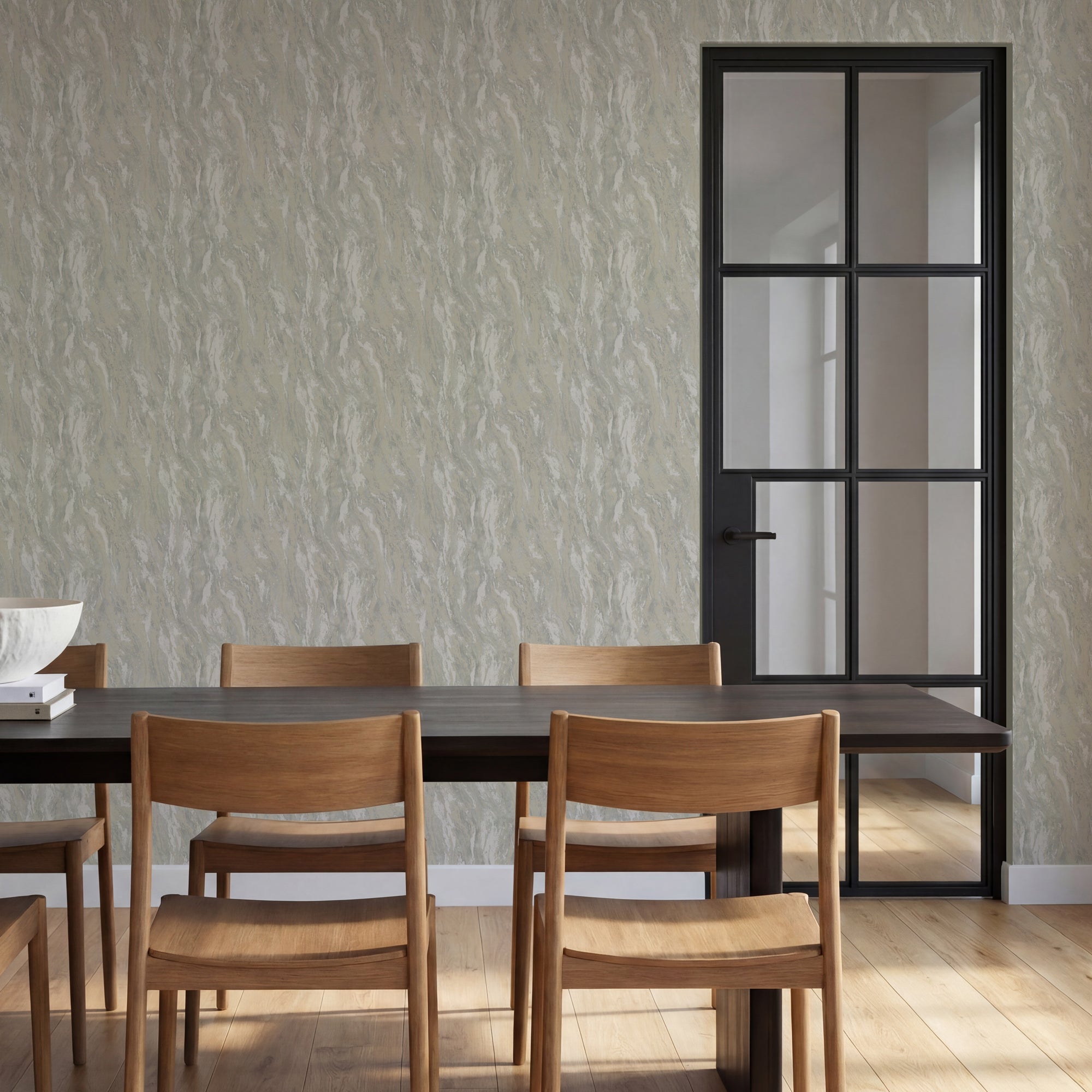 Luxe Texture Soft Silver Wallpaper