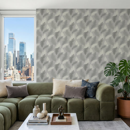 Sussurro Grey Wallpaper