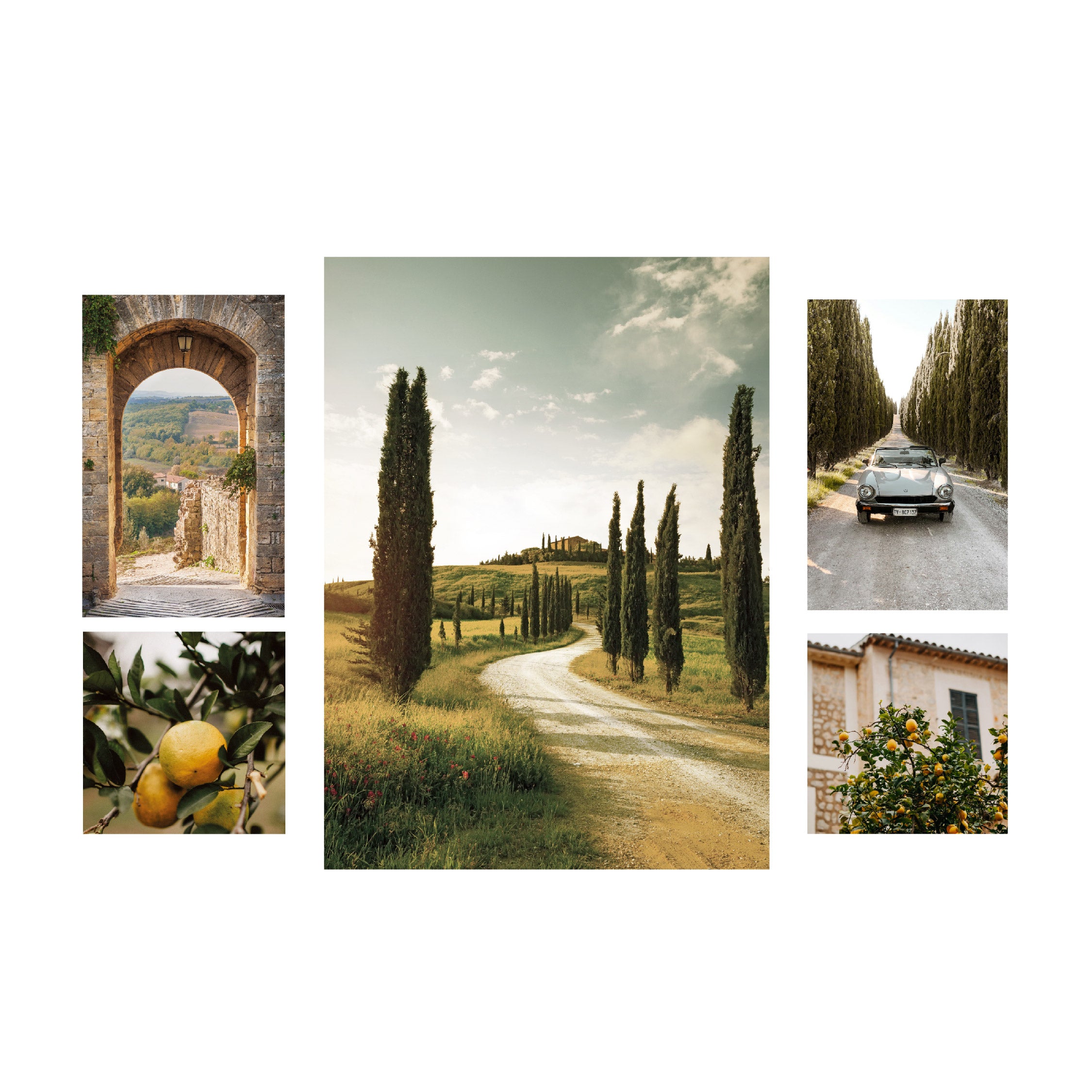 Arthouse Tuscany Photographic 5 in 1 Canvas Set