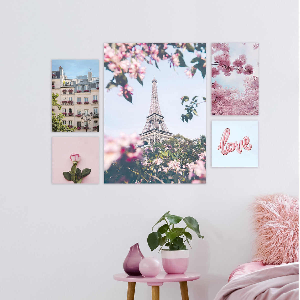 Arthouse Paris in Bloom 5 in 1 Canvas Set