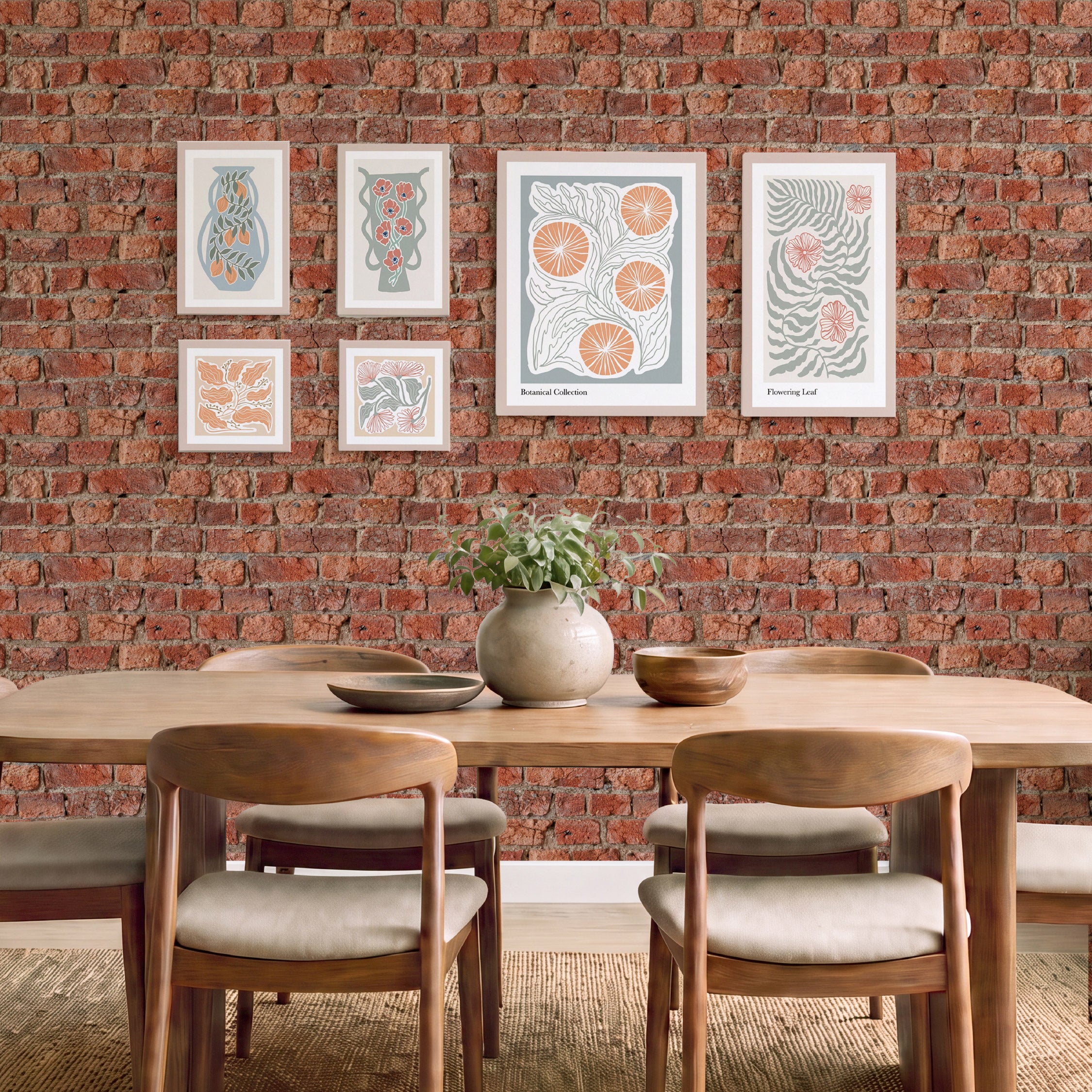 Arthouse Abstract Botanicals 6 in 1 Canvas Set