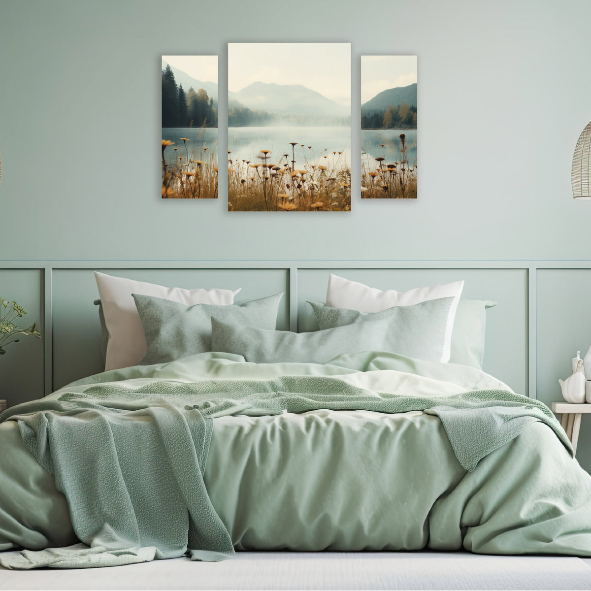 Arthouse Mountain Lake 3 in 1 Canvas Set