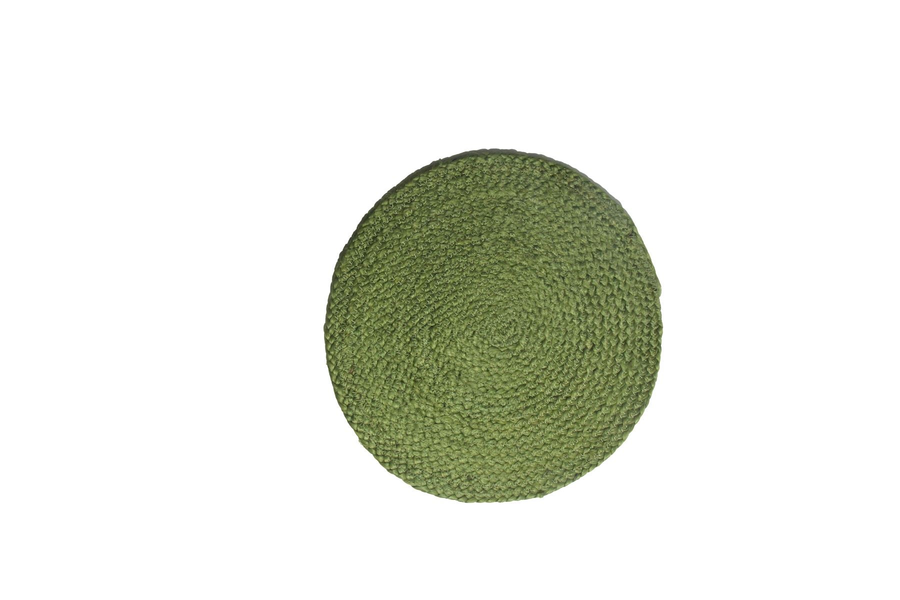 Ure Jute Rope 38x38cm Olive Set of 2 Placemats with Tie
