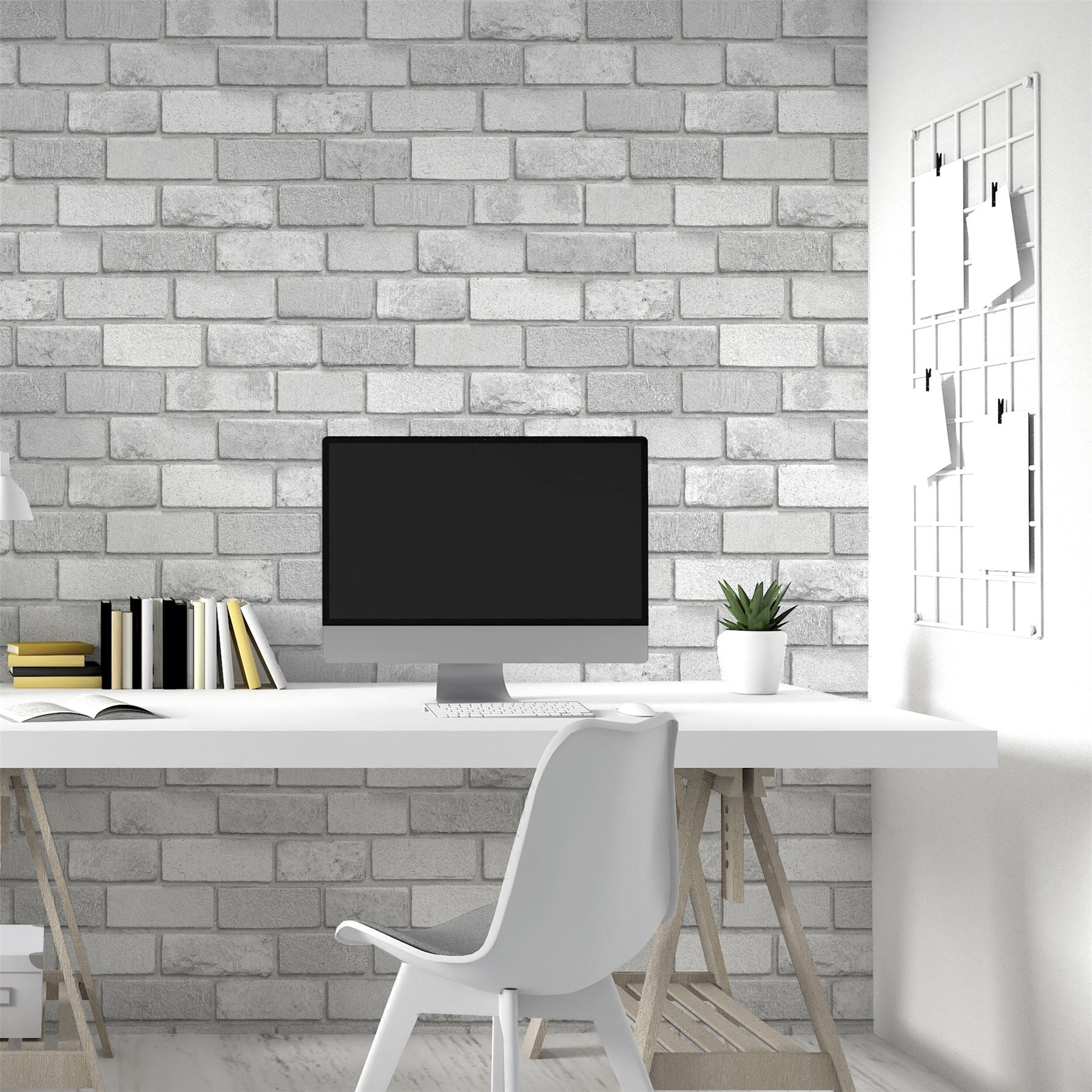 Industrial/Diamond Brick Wallpaper sw12