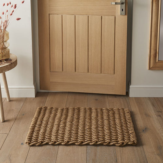 Didsbury Braided Polypropylene 45x75cm Beige Doormat