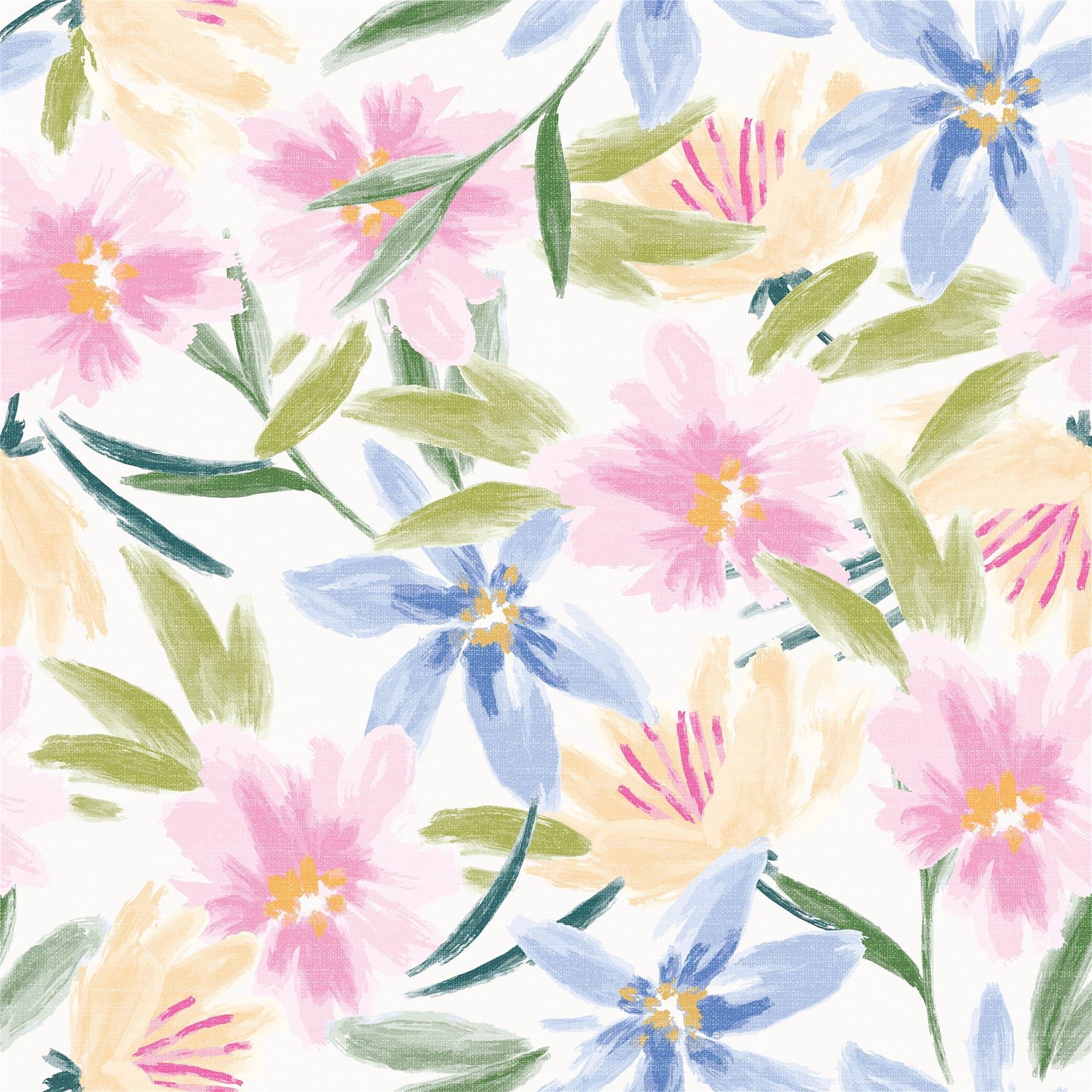 Watercolour Floral Wallpaper