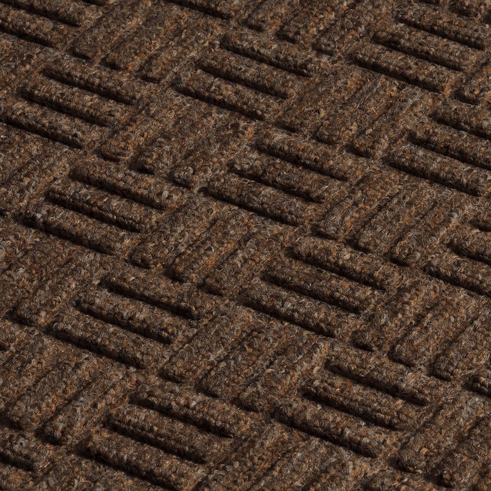 Millbrook Cross Embossed Backed Polypropylene 45x75cm Beige Doormat