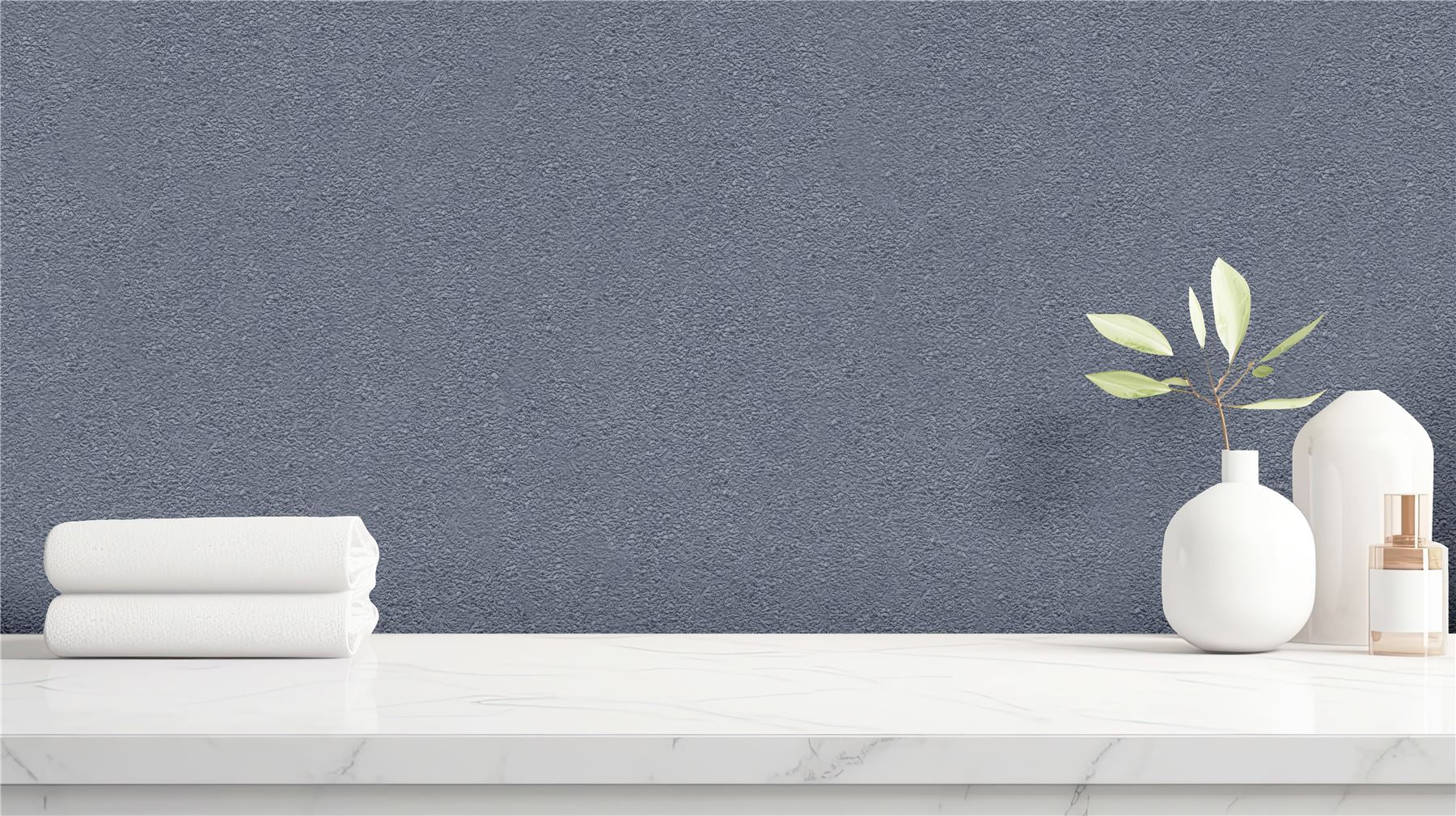 Crushed Crystal Navy Wallpaper