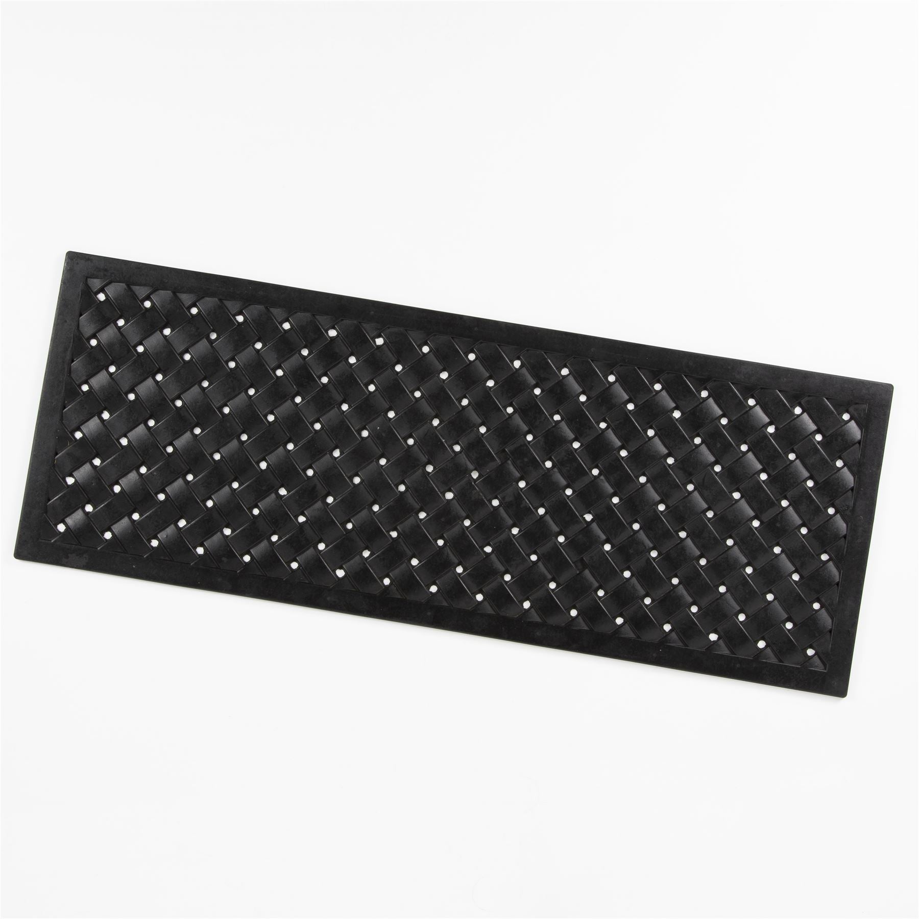 Reddish Rubber Lattice 45x120cm Doormat
