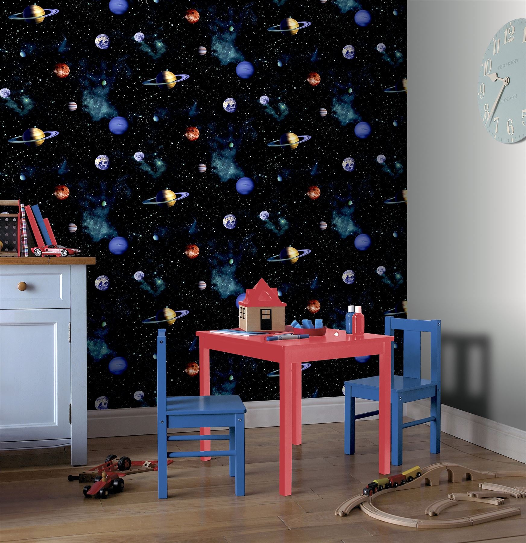 Cosmos Charcoal Wallpaper sw12