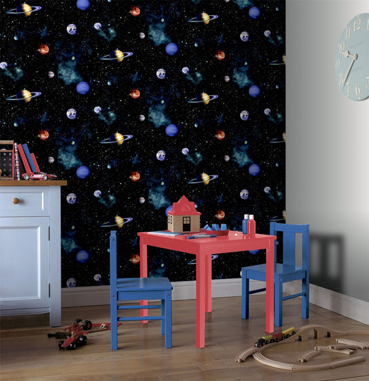 Cosmos Charcoal Wallpaper sw12