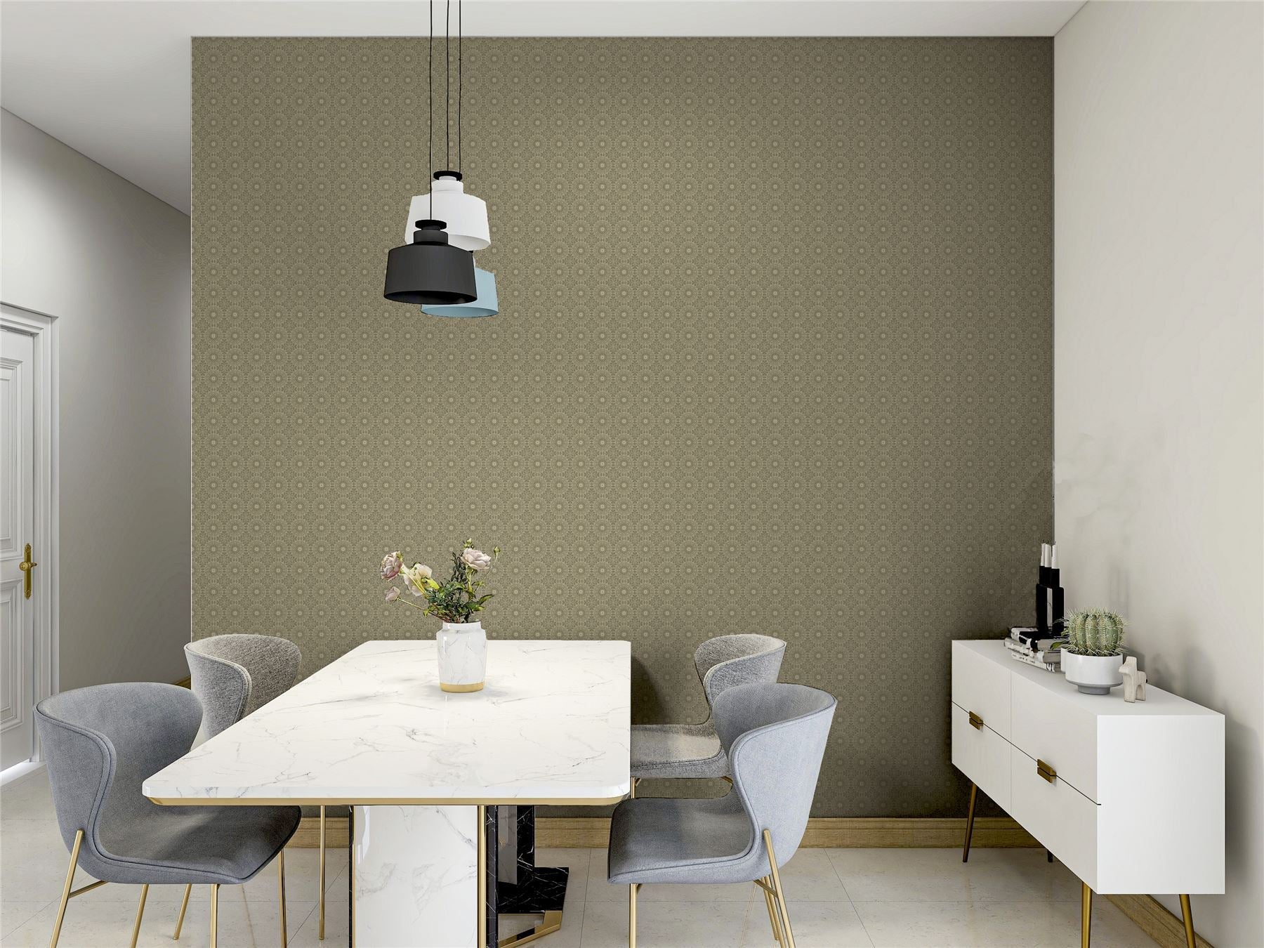 Symmetrical Chic Wallpaper