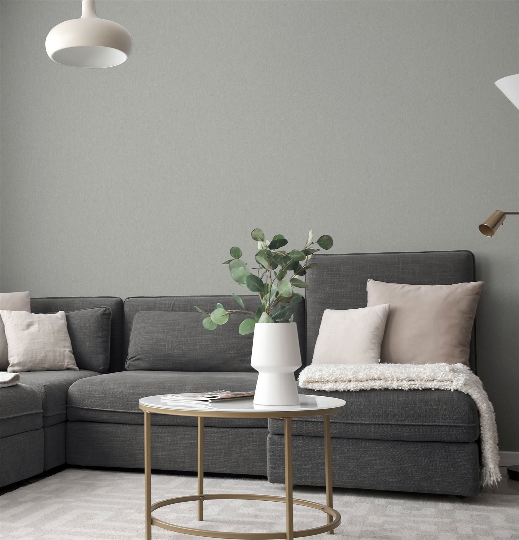 Barcelona Plain Grey Wallpaper