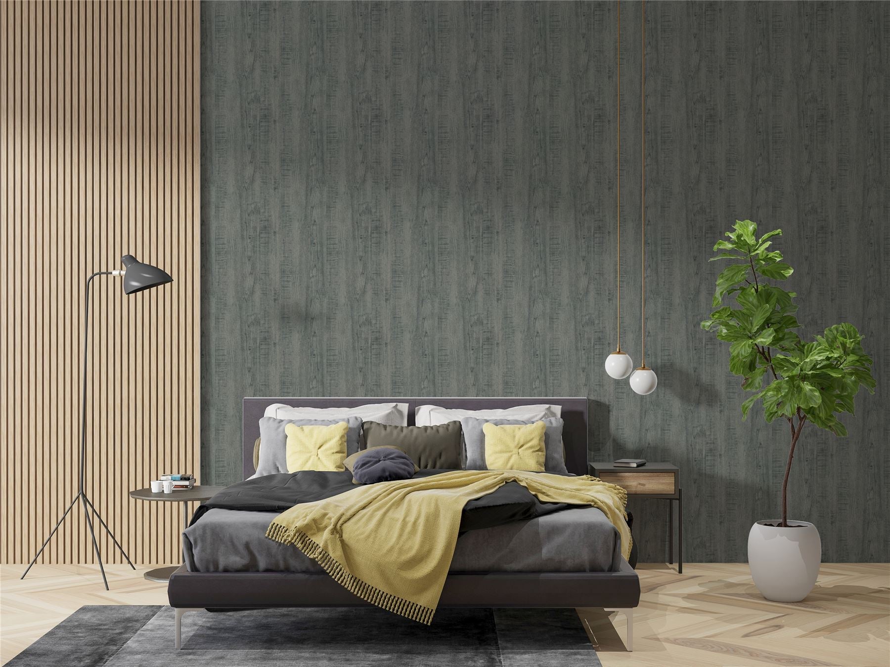 Luxe Timber Wallpaper