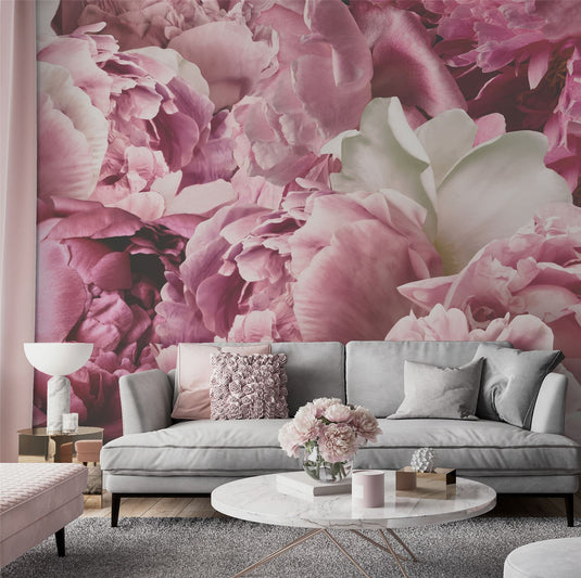 Peonies Mural 3 x 2.8m sw12