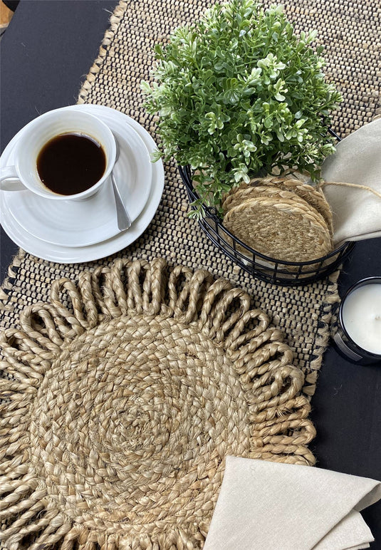 Thames Jute Star 36x36cm Natural Set of 2 Placemats