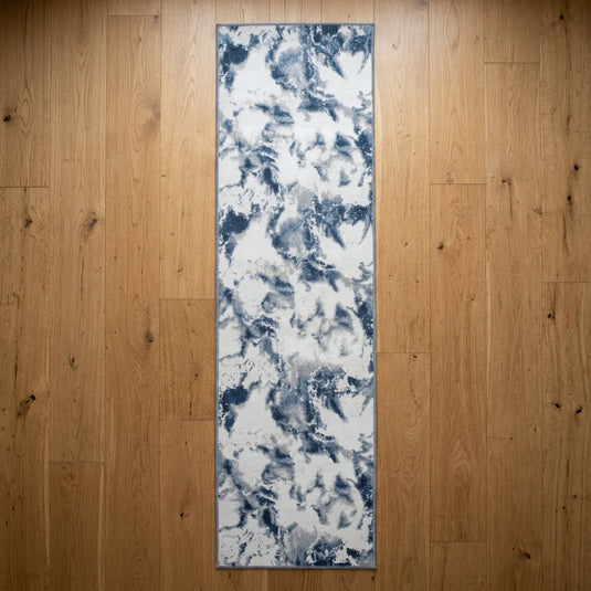 Muse Bahia Marble Navy 60 x 230cm Runner