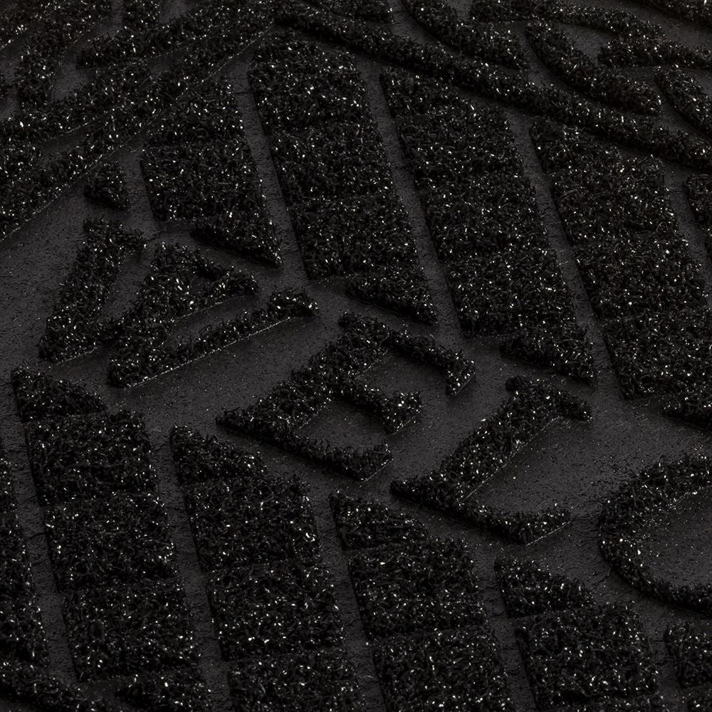 Romiley Welcome Rubber Crumb Scrapper 40x60cm Black Doormat