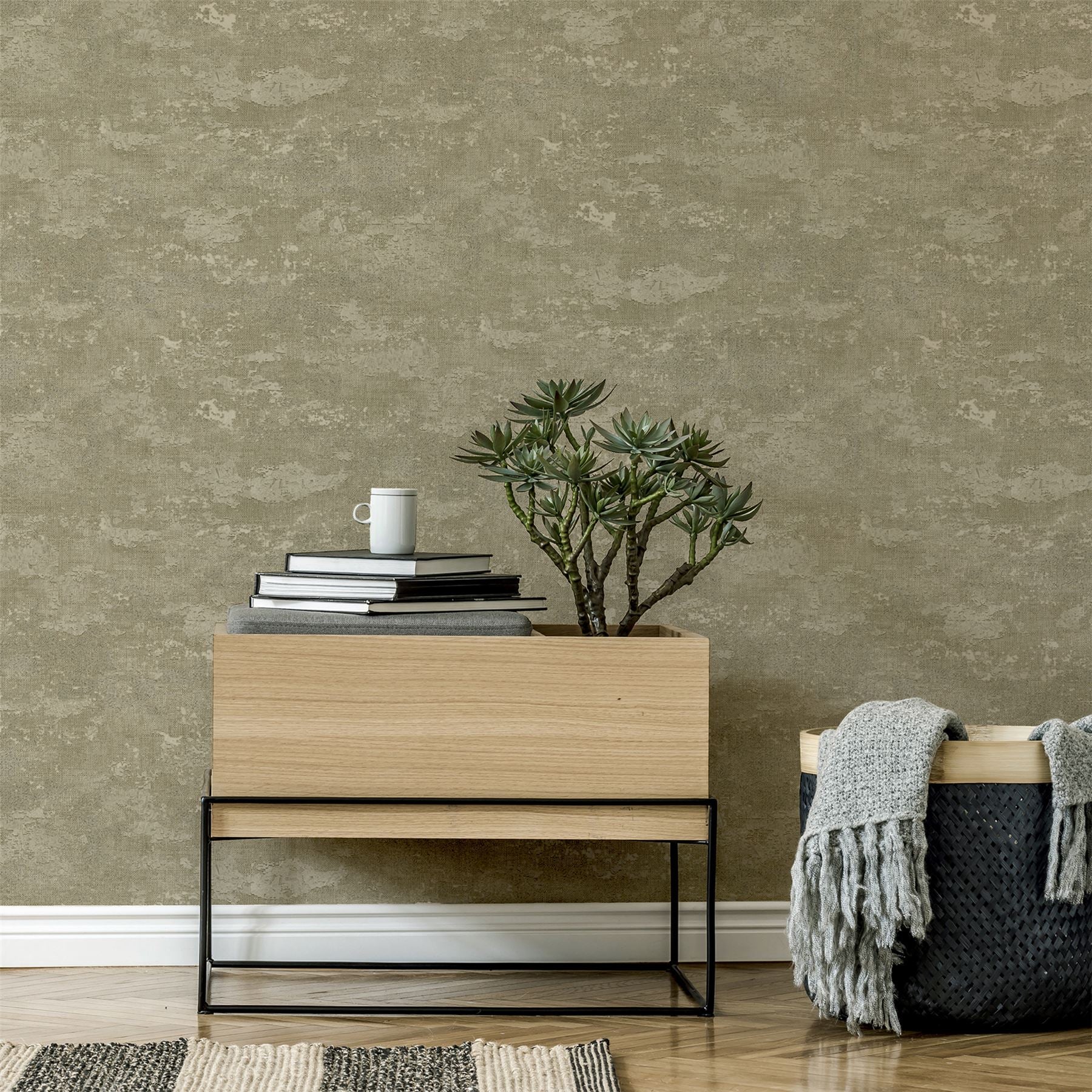 Patina Neutral Wallpaper