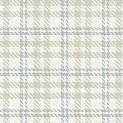 Countryside Check Natural Wallpaper