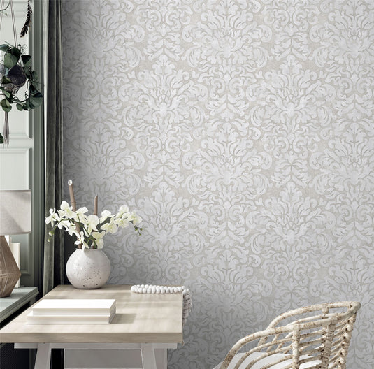 Marinski Damask Soft Gold & Natural sw12