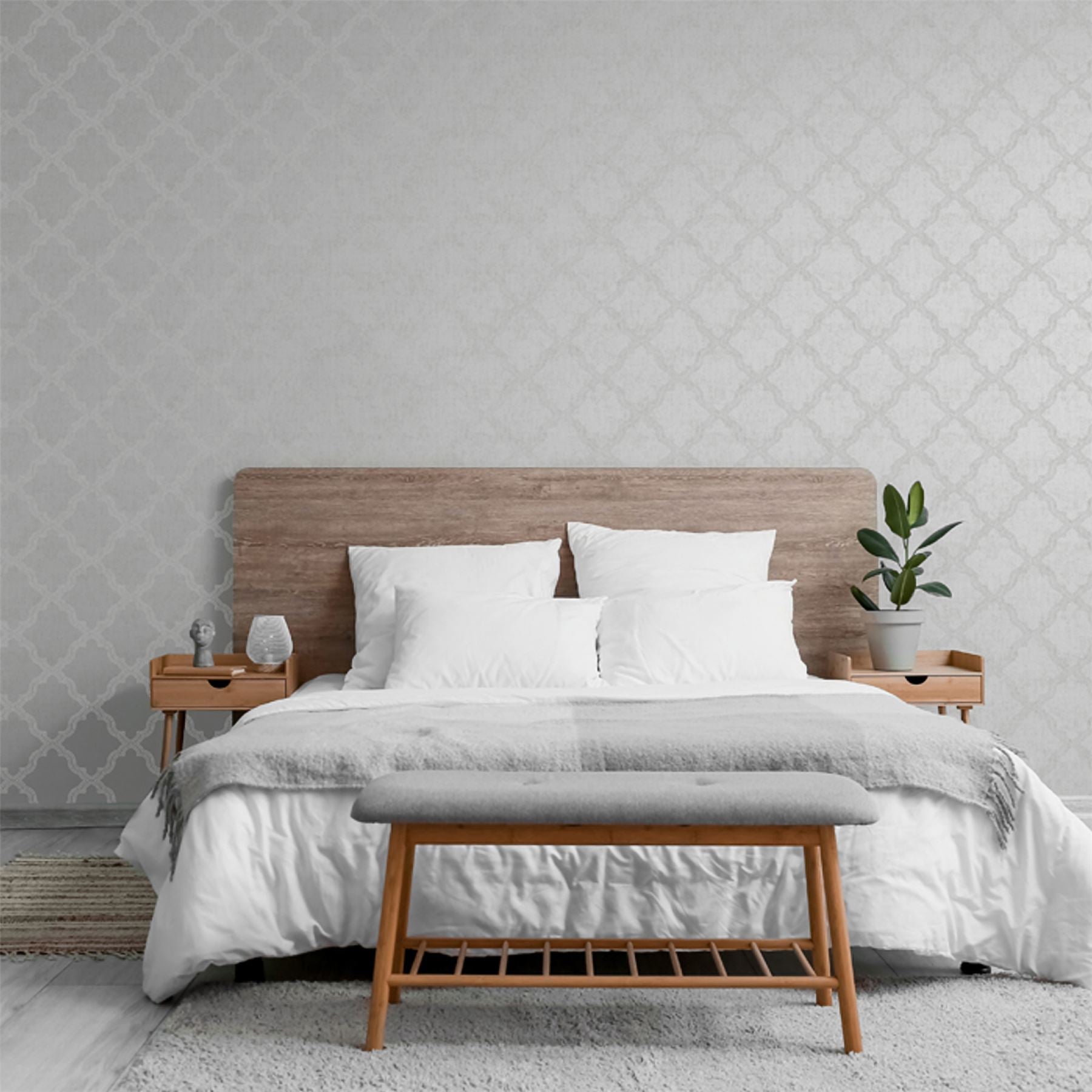 Ornate Trellis Grey sw12