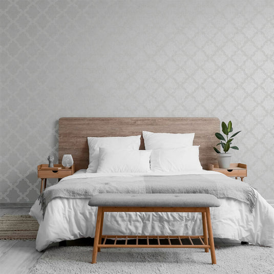 Ornate Trellis Grey sw12