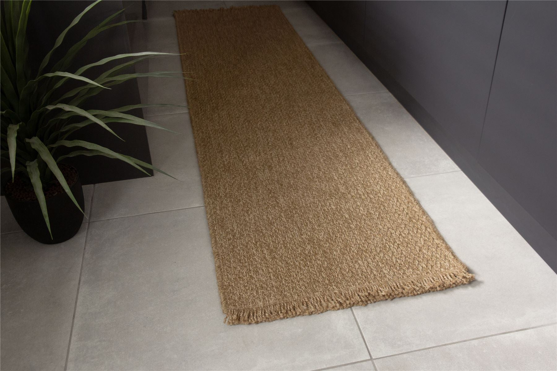 Jute Effect Twist 60 x 230cm Runner
