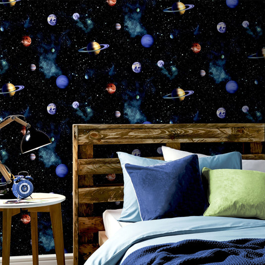 Cosmos Charcoal Wallpaper sw12