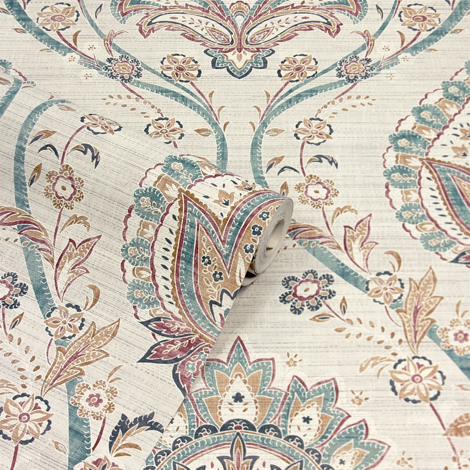 Fantastical Damask Multi Wallpaper