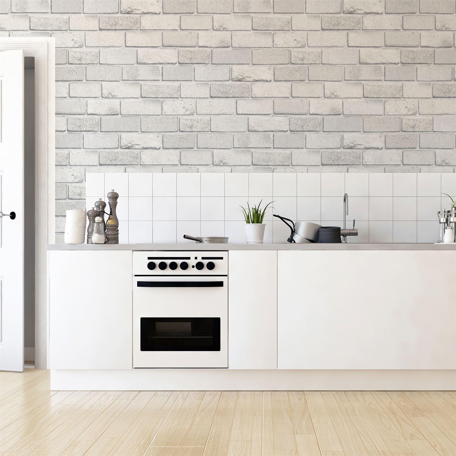 Industrial/Diamond Brick Wallpaper sw12