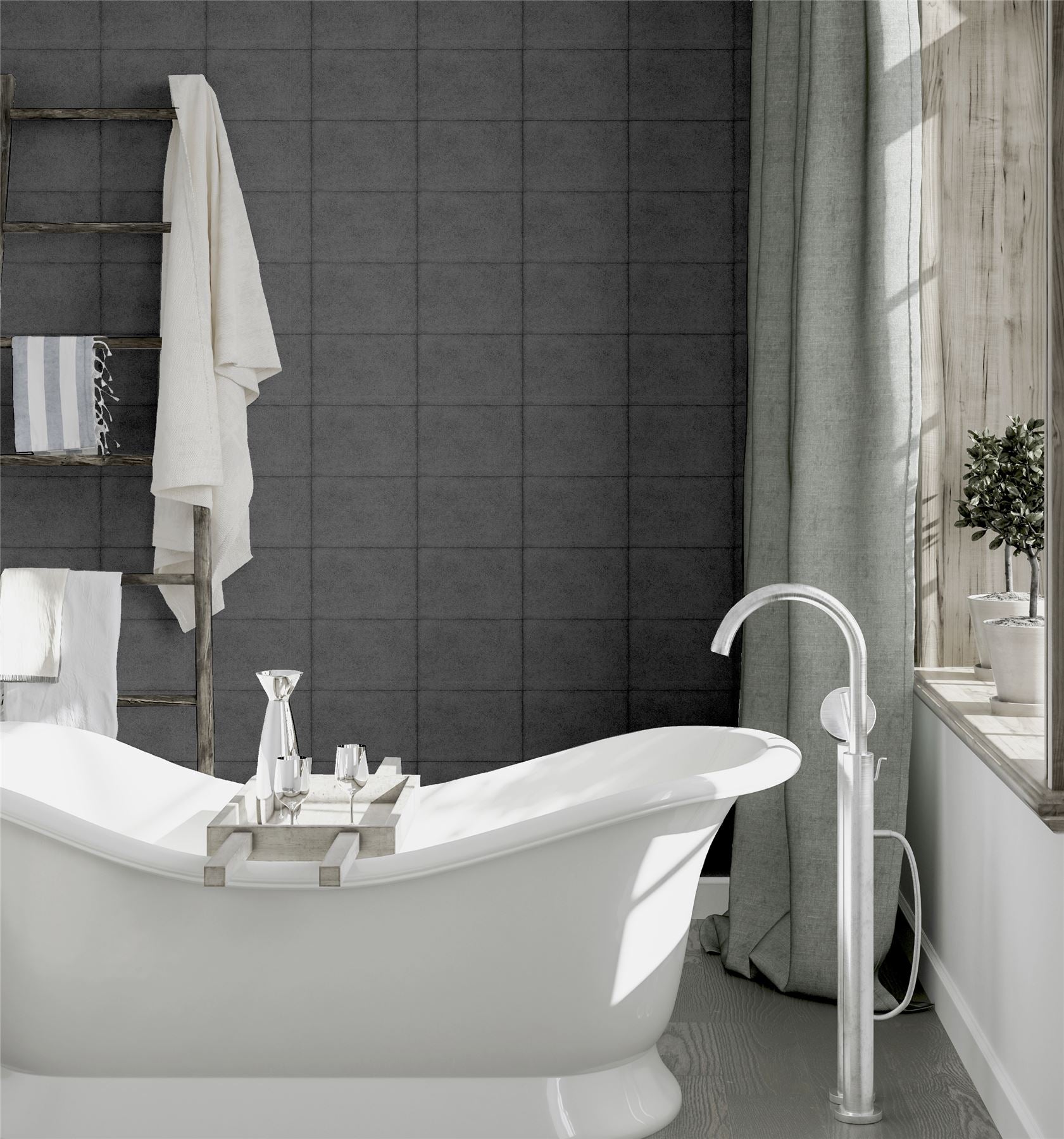 Urban Block Wallpaper