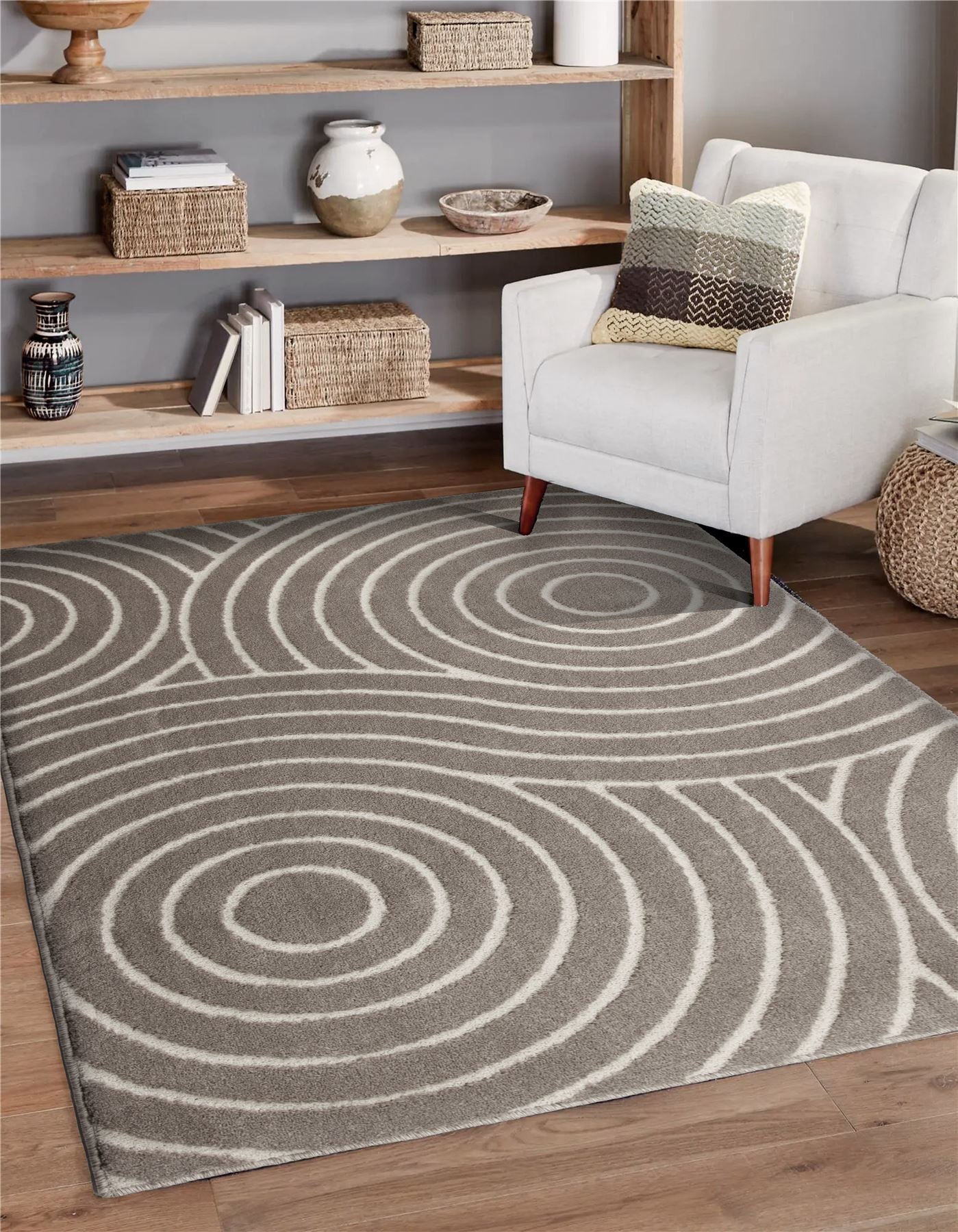 Rhythm Sculpt Natural Rug