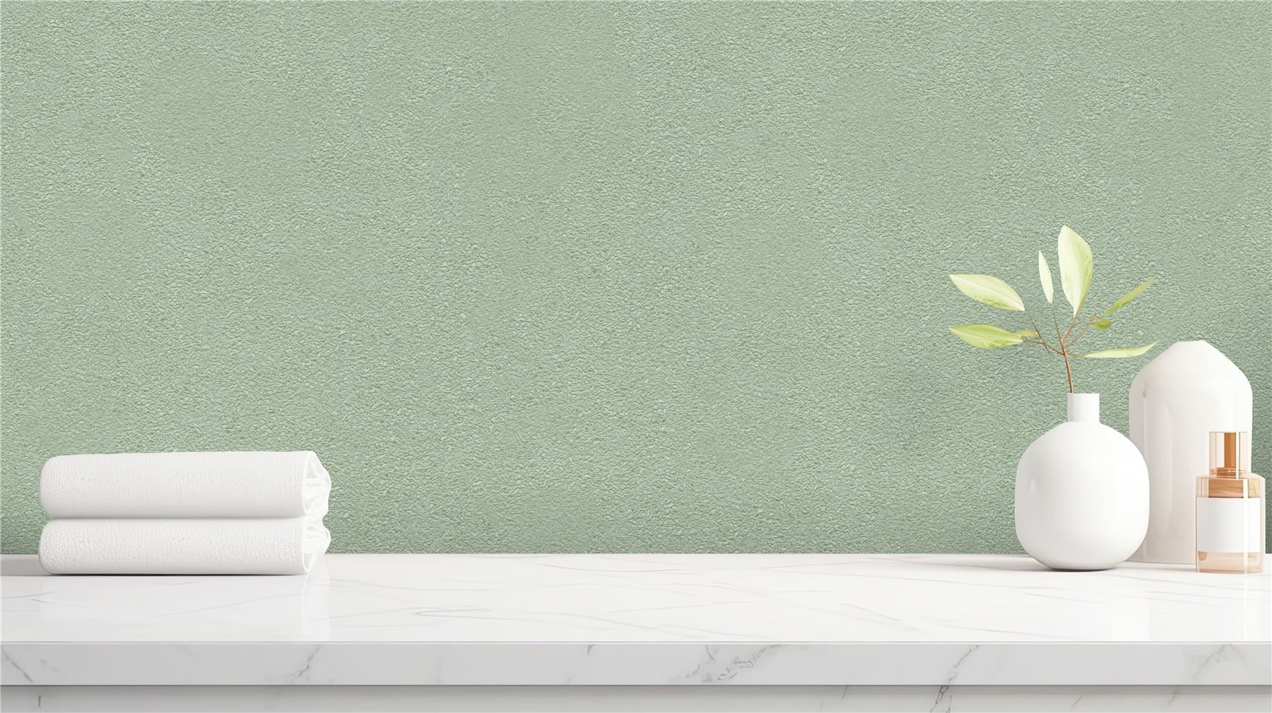 Crushed Crystal Sage Wallpaper