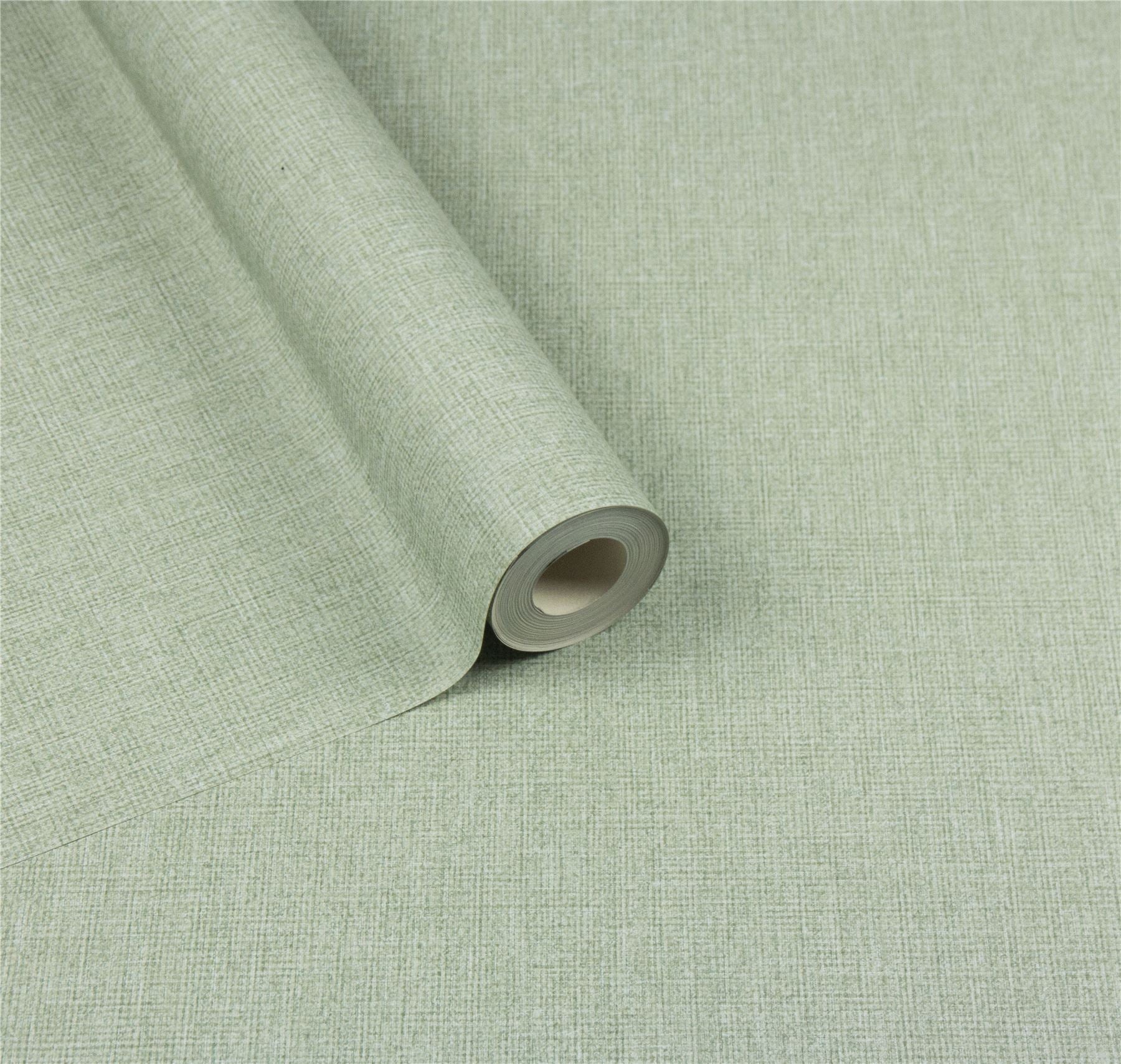 Fabric Texture Sage Wallpaper