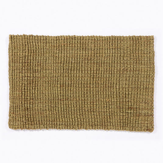 Whitefield Handwoven Boucle 45x75cm Olive Doormat