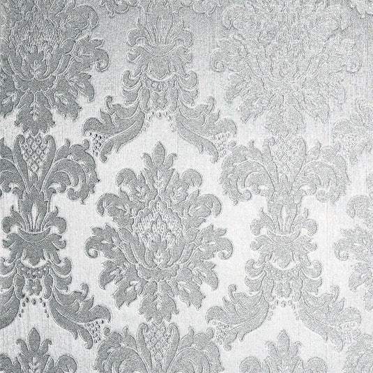 Opulence Silver Wallpaper sw6
