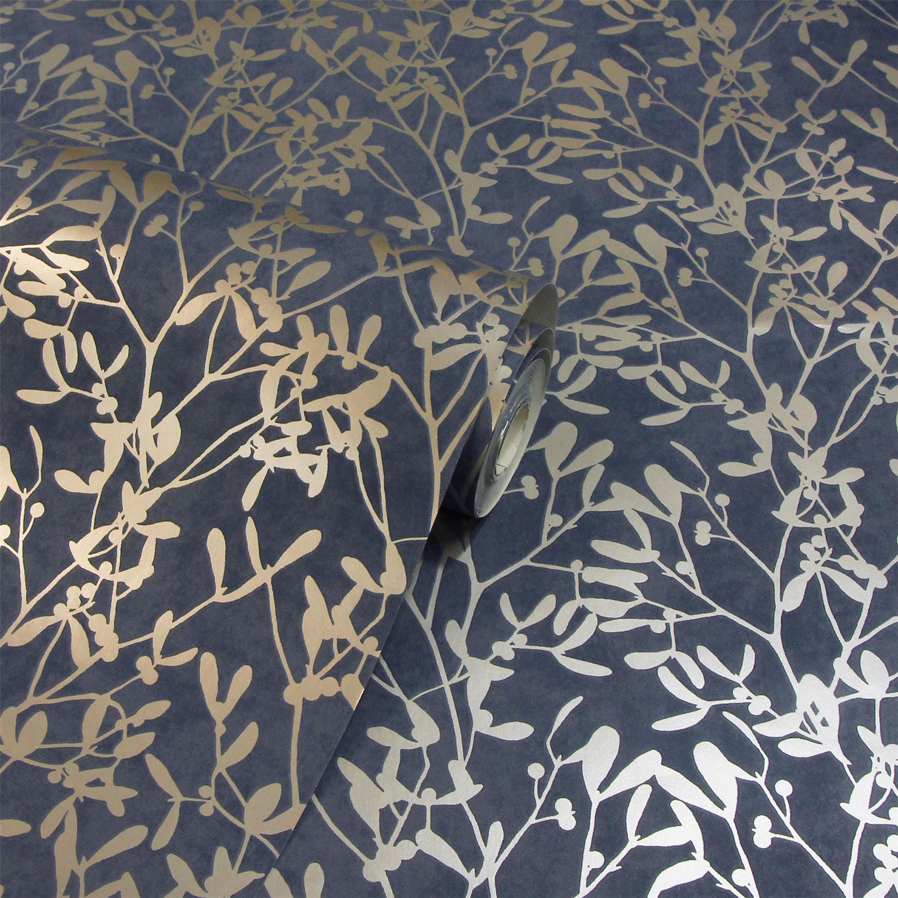 Botanica Leaf Navy & Gold sw12