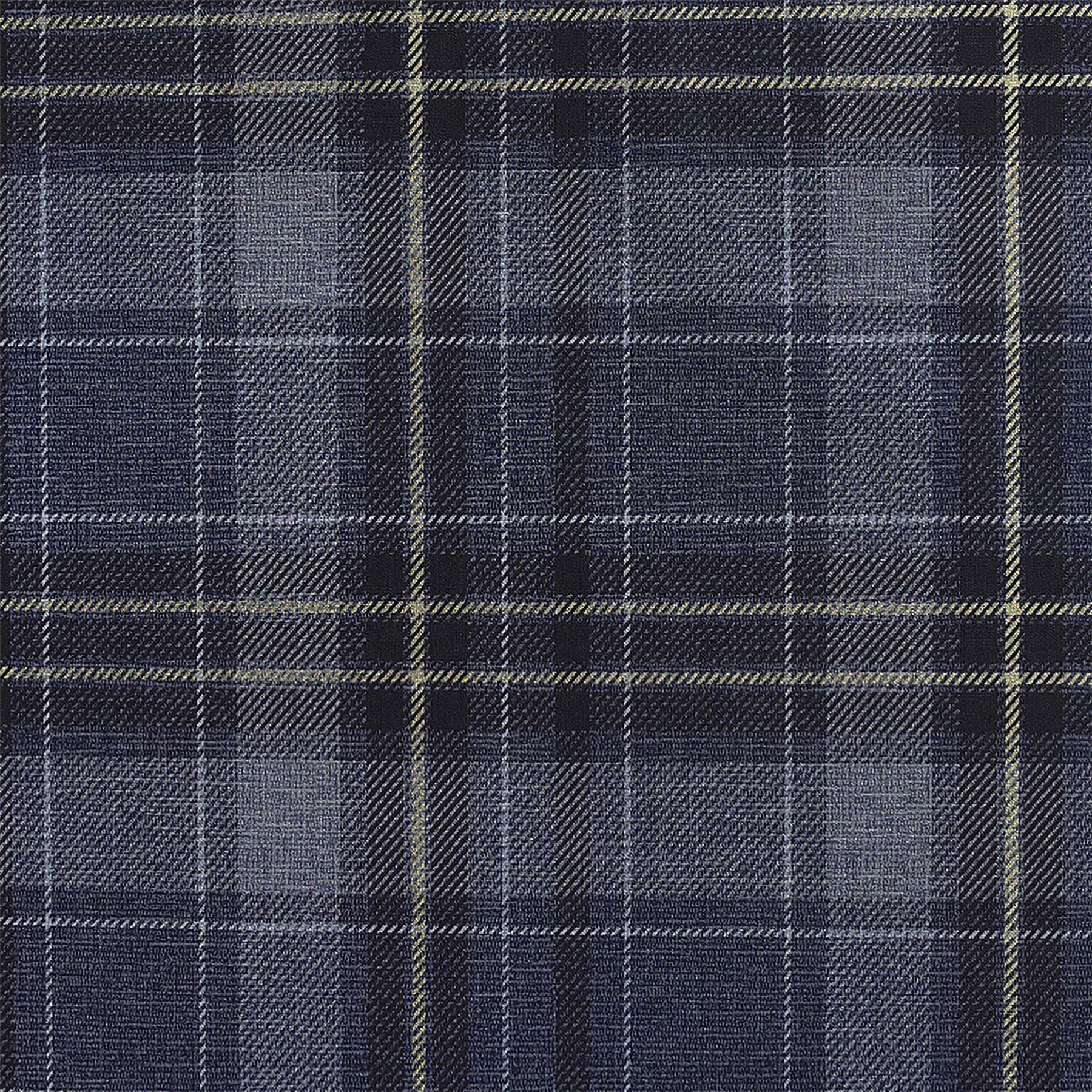 Twilled Plaid Navy/Gold Wallpaper sw12