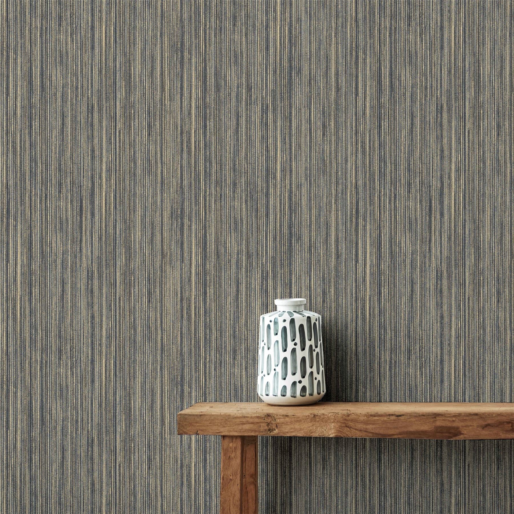 Japandi Grasscloth Wallpaper