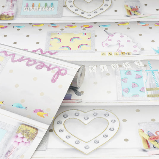 Girl's Life Multi Wallpaper sw12