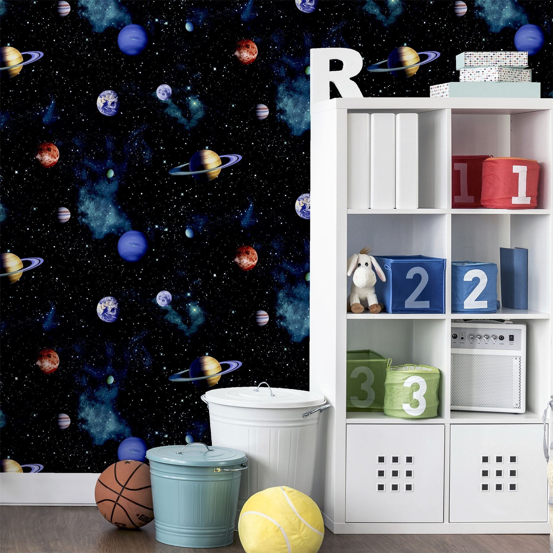 Cosmos Charcoal Wallpaper sw12