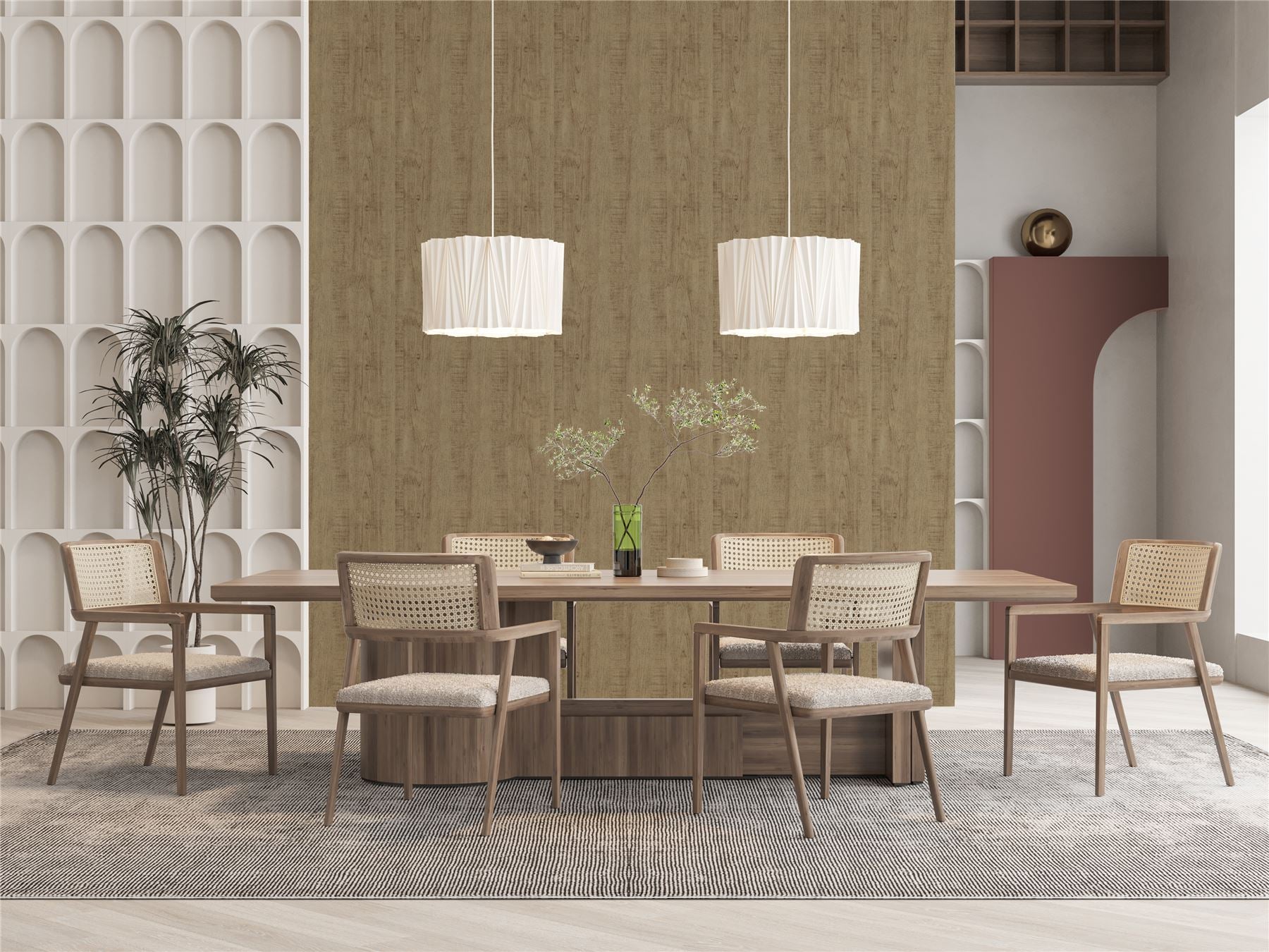 Luxe Timber Wallpaper sw6