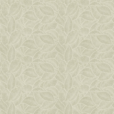 Leaf Print Sage Wallpaper