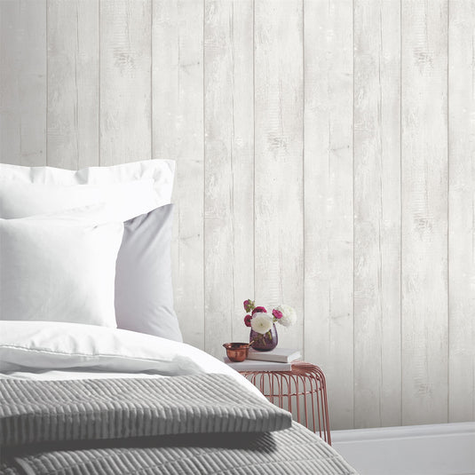 Grey Washed Wood Wallpaper sw12