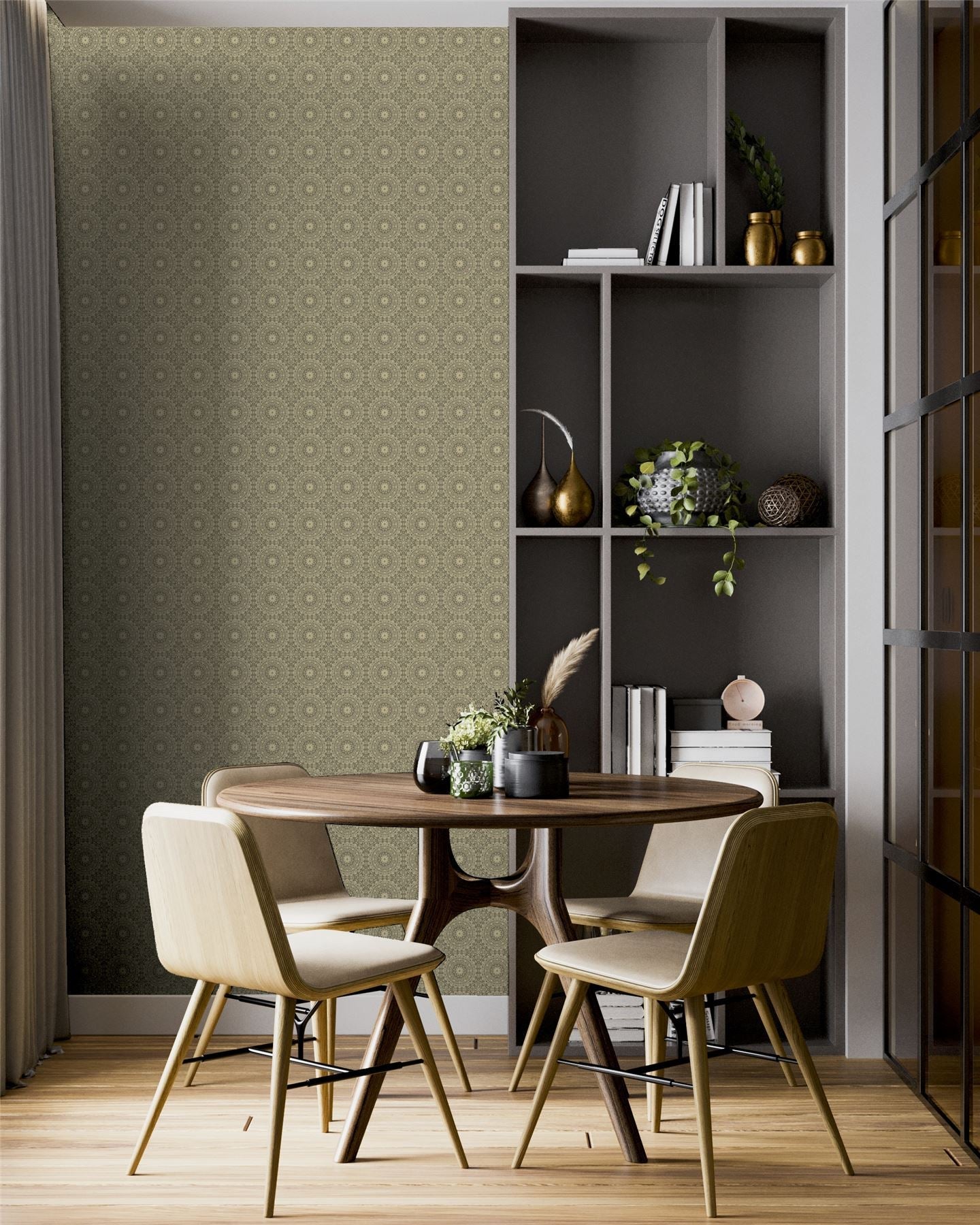 Symmetrical Chic Wallpaper