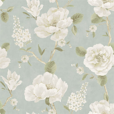 Ashley Floral Sage Wallpaper
