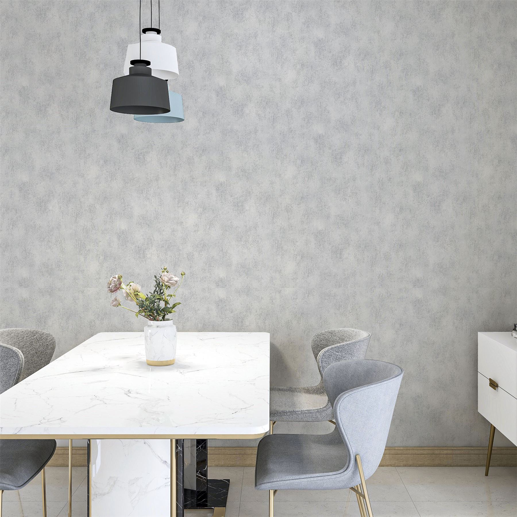 Brushed Texture Grey Wallpaper sw12