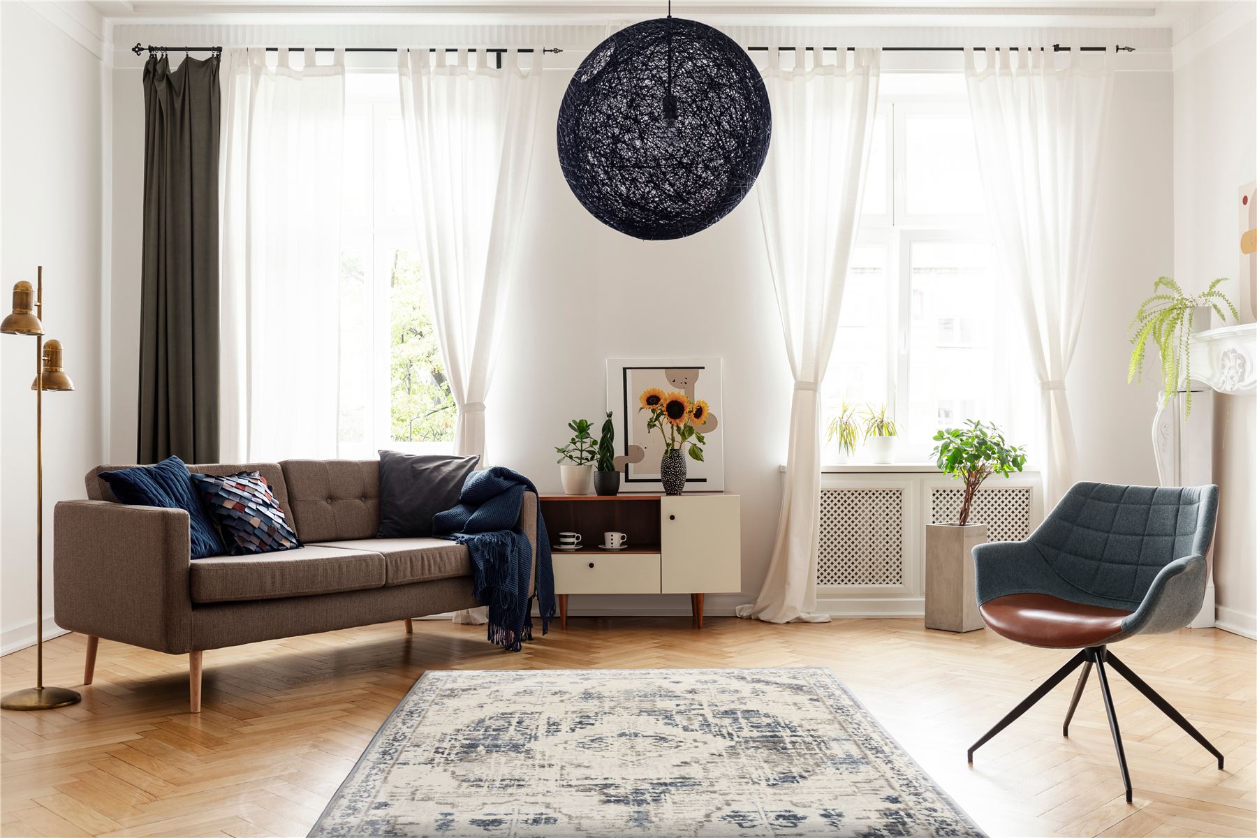 Muse Oriental Blue Rug